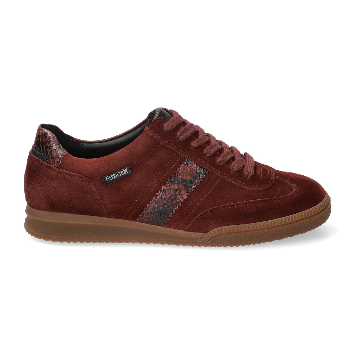 lacets femme modèle Witney bordeaux - Mephisto
